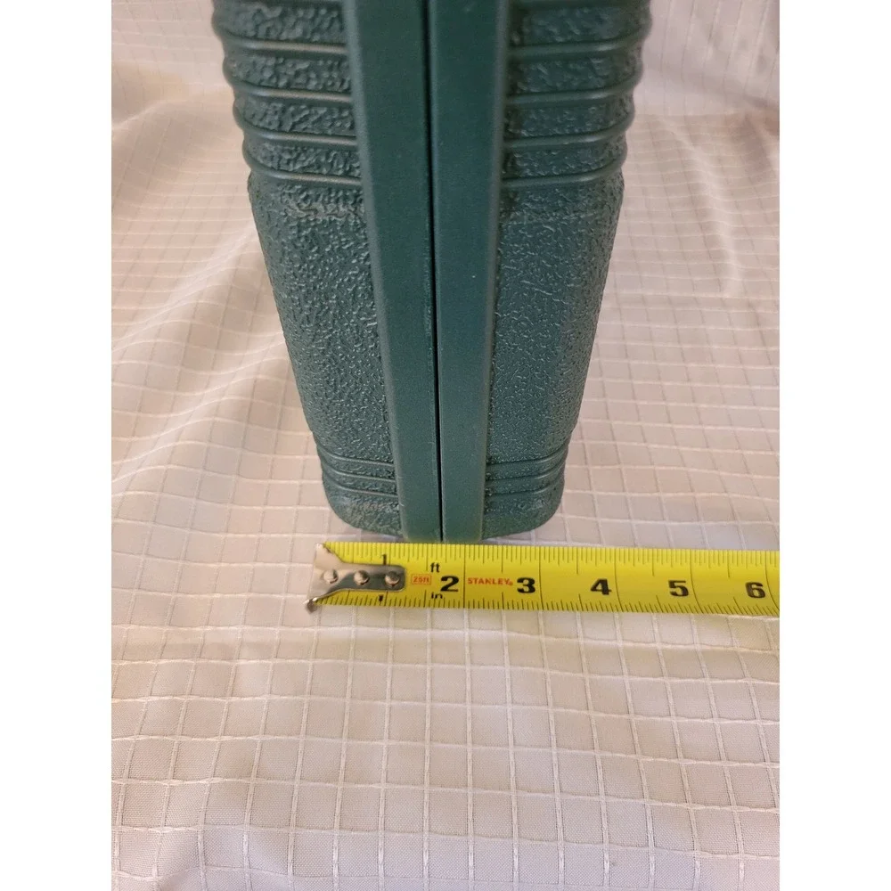 Hitachi Hard Plastic Tool Carrying Case Green Molded Storage Box with Handle